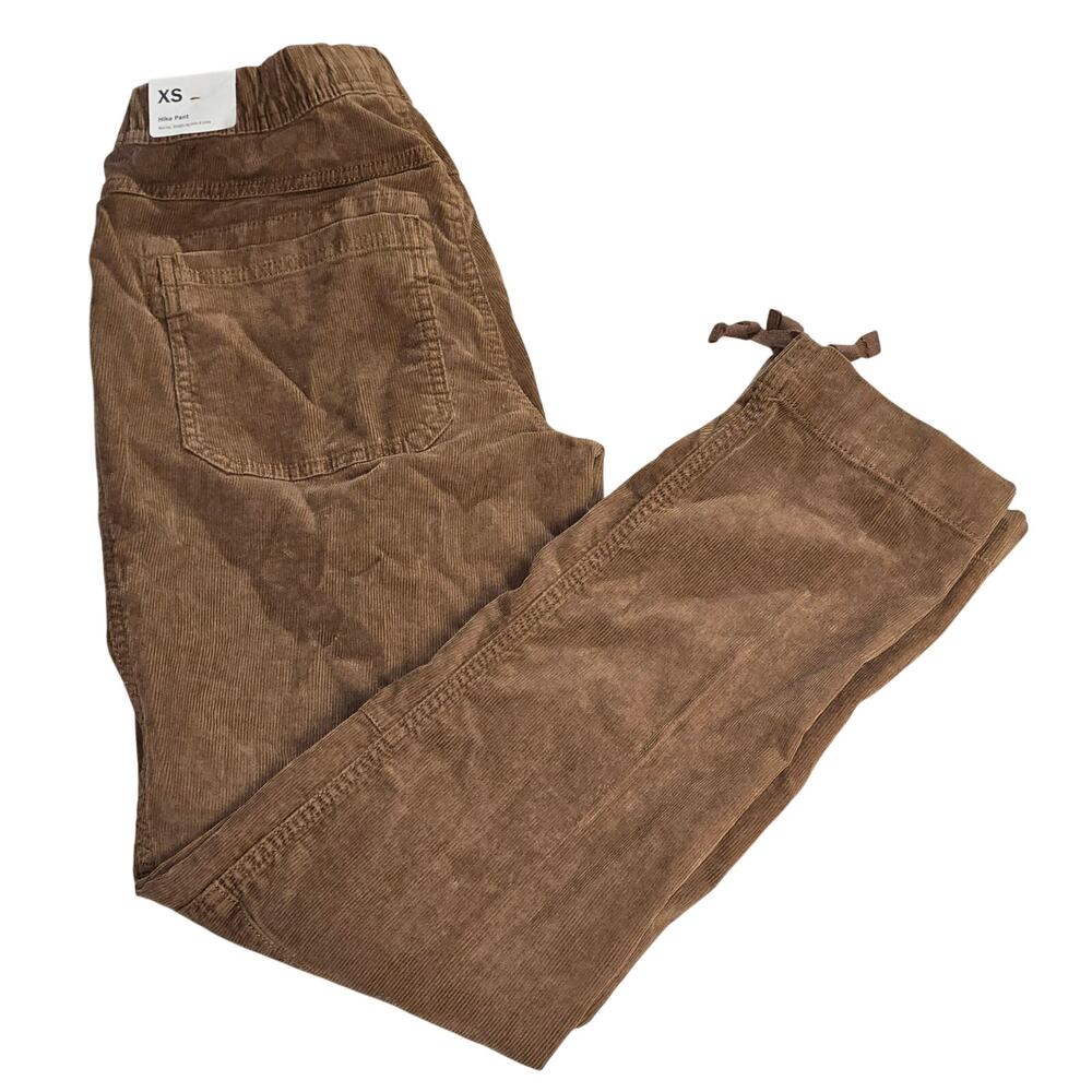 Alpine Design Hike Pants Womens Extra Small XS Corduroy Roasted Coffee Brown
